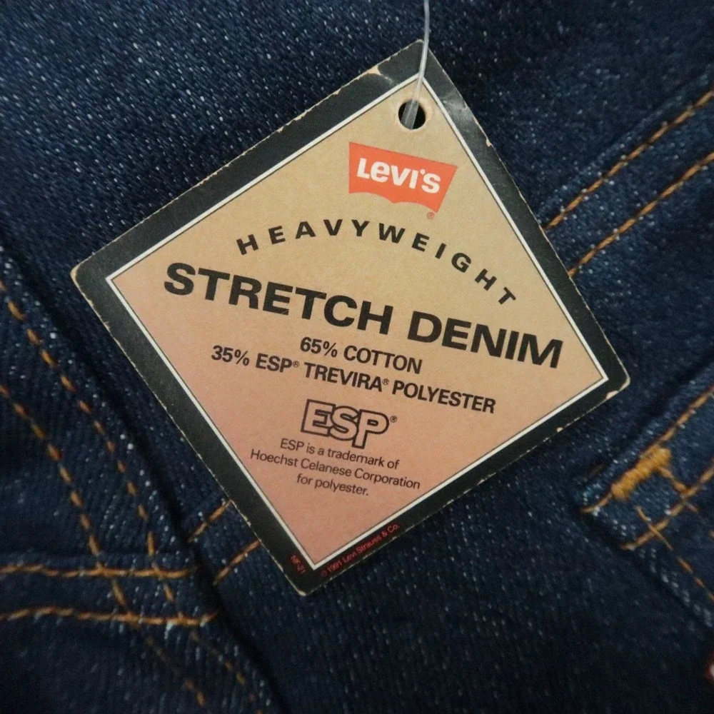 VINTAGE Levis Jeans Mens 38x33 Blue 517 Heavyweight‎ Stretch Denim USA NWT